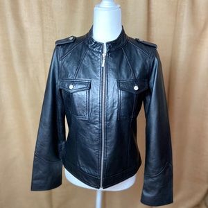 Attention Leather Jacket